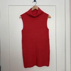 Wilfred by Aritzia Durandal Italian Wool Sleeveless Mock Neck Sweater Size XXS